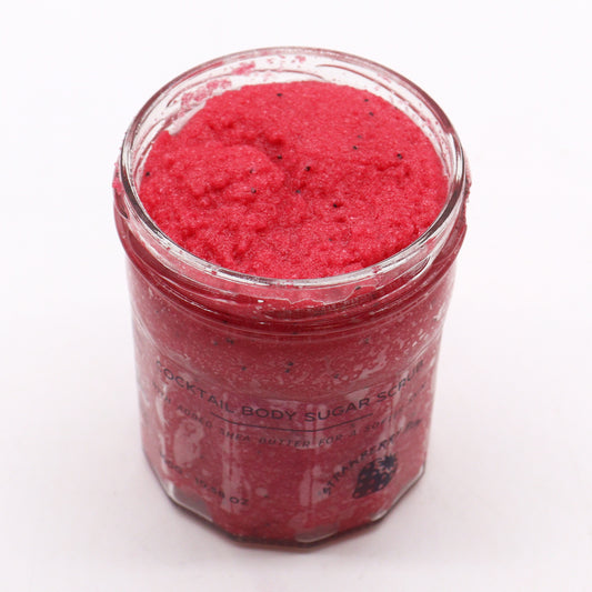 Scented Sugar Body Scrub - Strawberry Rum 300g