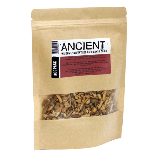 100 g de morceaux d'arbre Palo Santo vert