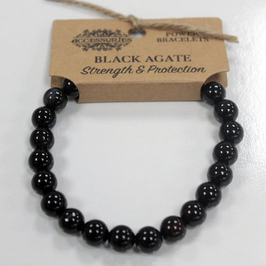 Energy Bracelet - Black Agate