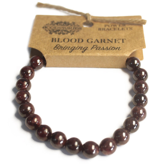 Energy Bracelet - Blood Garnet