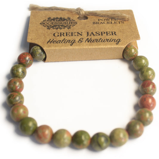 Bracelet Energie - Jaspe Vert