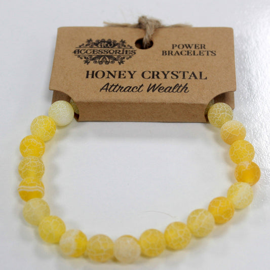 Energy Bracelet - Honey Crystal