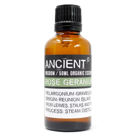 Huile essentielle biologique de géranium rosat50ml