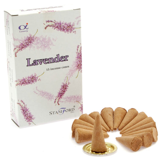 Lavender incense cones