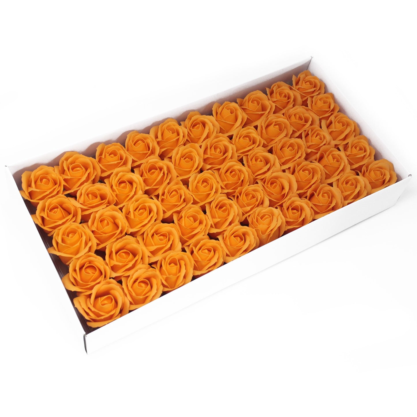 Medium deco craft flower - orange