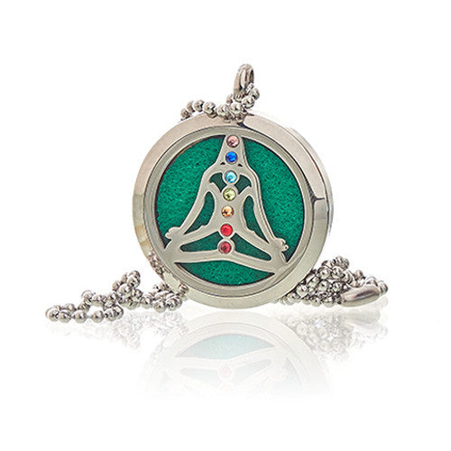 Collier de bijoux d'aromathérapie - Chakra du Yoga - 30 mm