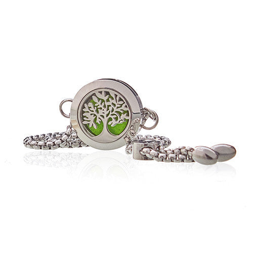 Bracelet chaîne d'aromathérapie - Arbre de vie - 20 mm