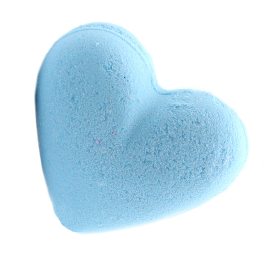 Heart Bath Bombs 70g - Baby Powder