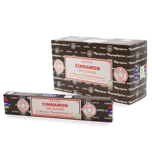 Bâtons d'encens Satya 15g - Cannelle