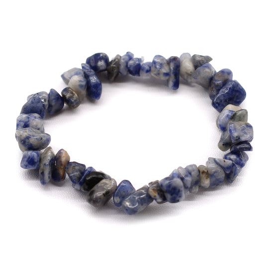 Bracelet Fragments de Pierres Précieuses - Sodalite