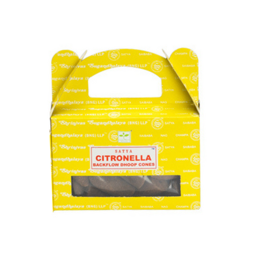 Box of 24 Reflux Cones - Satya Citronella