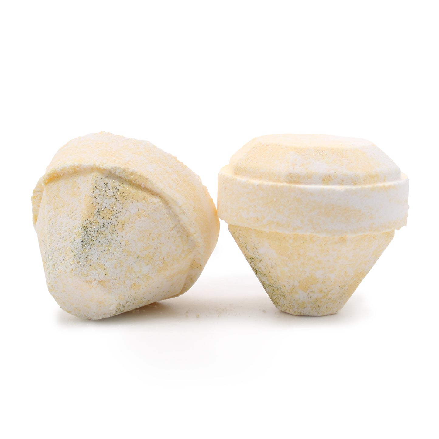 Gemstone Bath Bomb - White and Gold