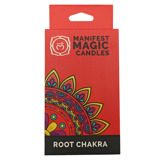 Bougies Magiques Manifestes (pack de 12) - Rouge - Chakra Racine