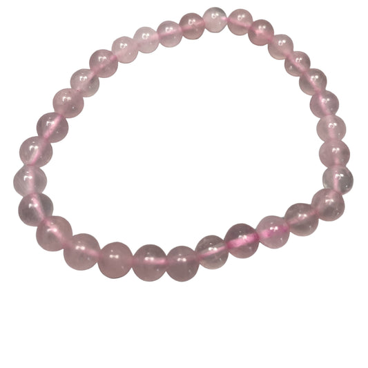 Bracelet de manifestation de pierres précieuses - Quartz rose - Amour