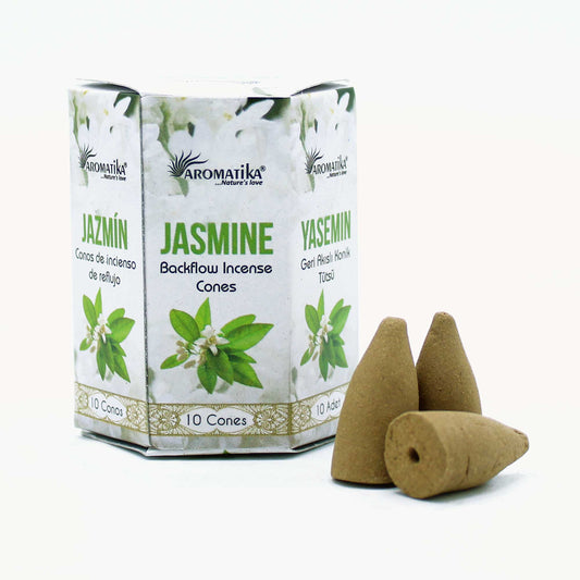 Pack de 10 Encens Masala Backflow - Jasmin